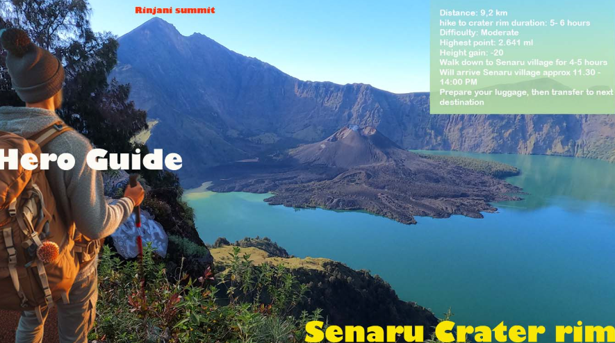 Rinjani Hero: Best Rinjani Trekking Company ❖ 2-Day Senaru Crater Rim Trek Explained. We offer a variety of Mount Rinjani Trekking Tour Package & Lombok To Labuan Bajo Boat Trip.