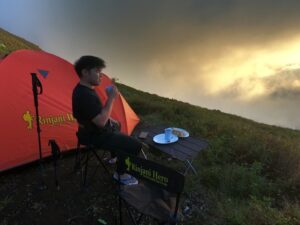 mount rinjani trekking map