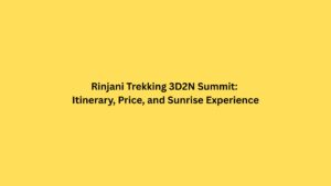 Rinjani Trekking 3D2N Summit: Itinerary, Price, and Sunrise Experience